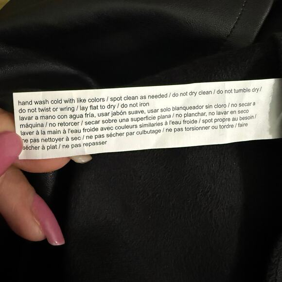 Eloquii faux leather off cold shoulder bodycon midi dress long sleeve midi 18 - Picture 4 of 12